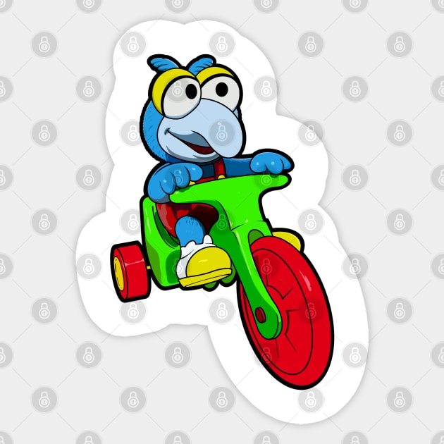 Baby Gonzo 1986 Happy Meal Toy Sticker by Eighties Wild Child